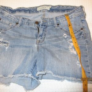 Torrid Destressed Denim Shorts